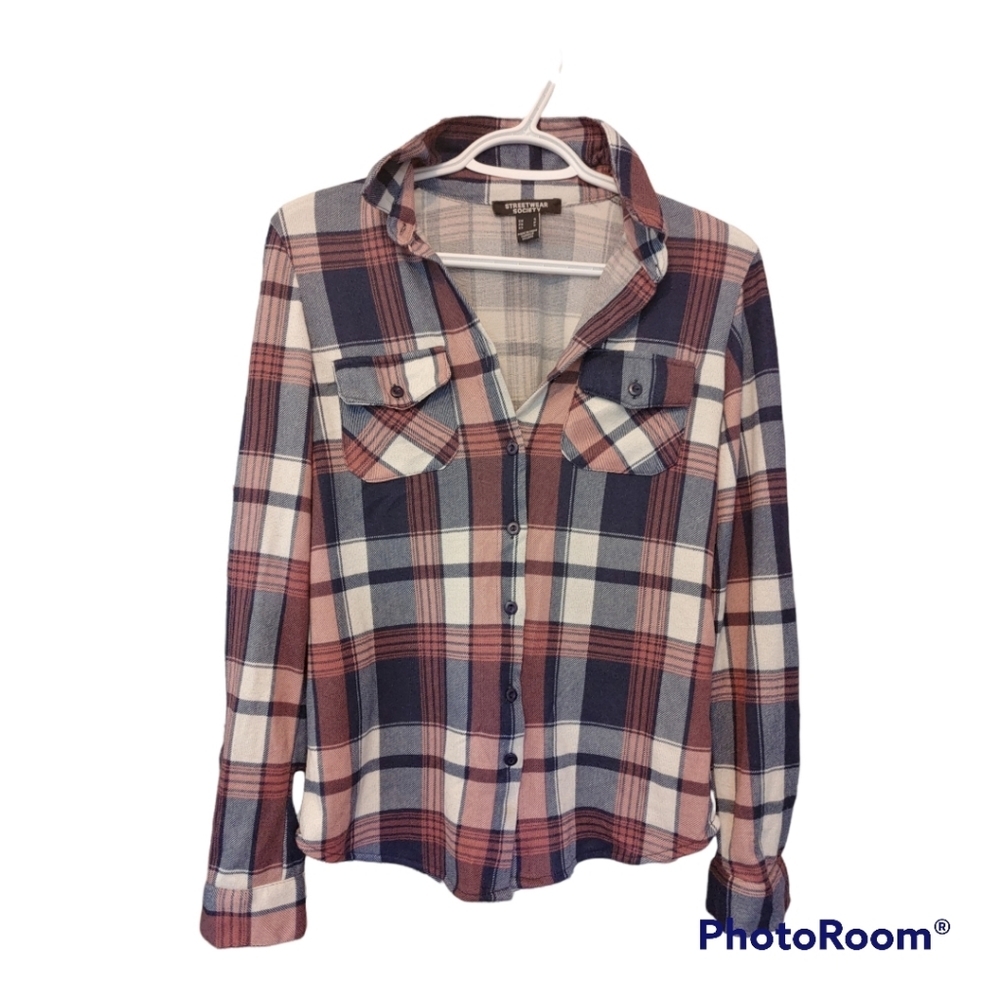NWOT Flannel/Plaid Shirt Size S